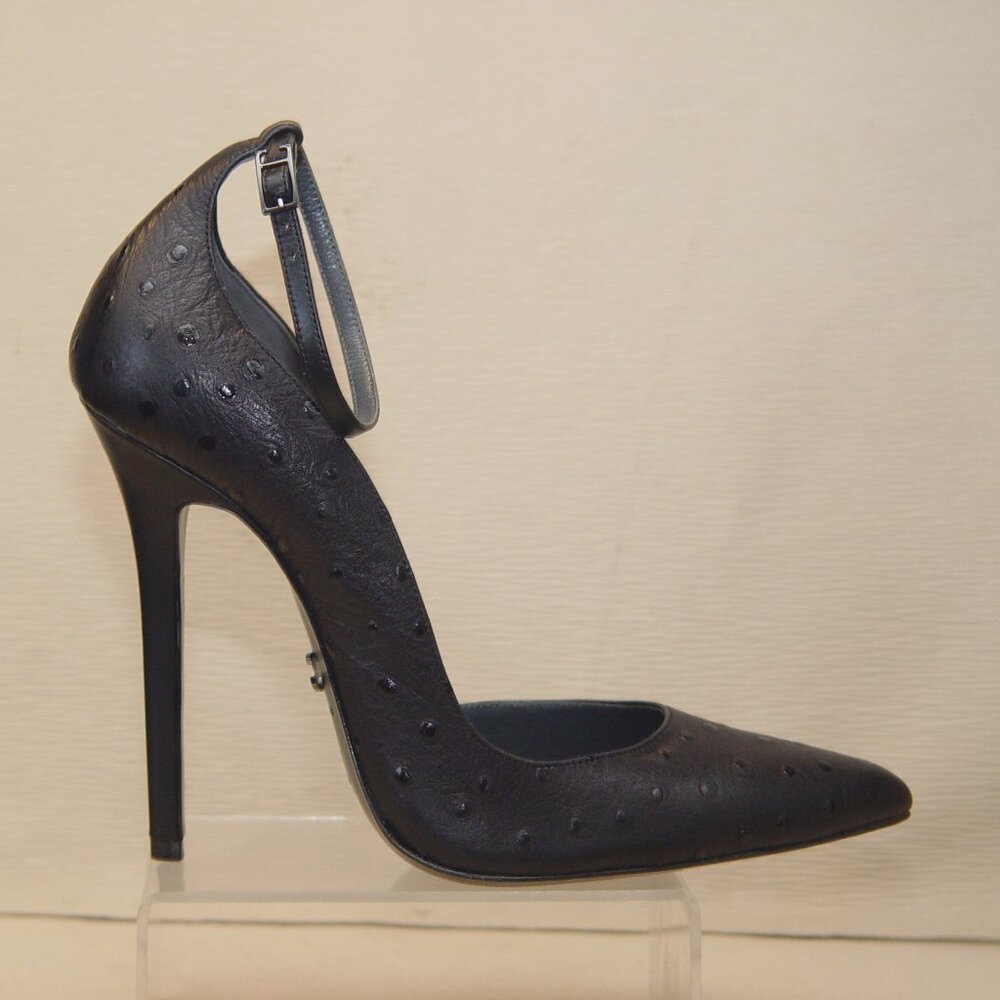 Monika Chiang Sexy High Heels Ostrich Leather